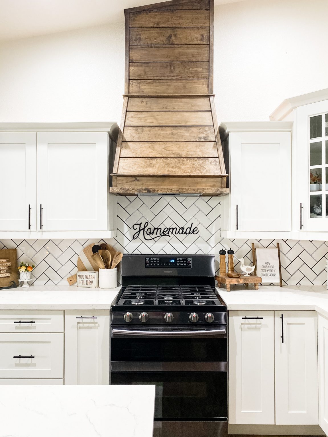 How To DIY A Modern Farmhouse Wood Vent Hood