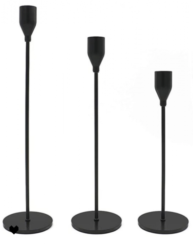 Iron Taper Candle holders